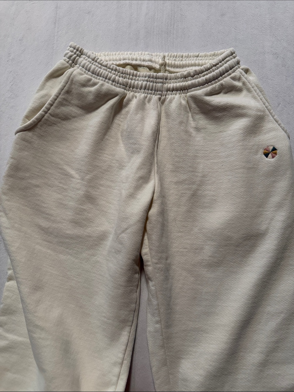RARE Business and pleasure women’s sweatpants embroidered pocket detail XS - Picture 3 of 7